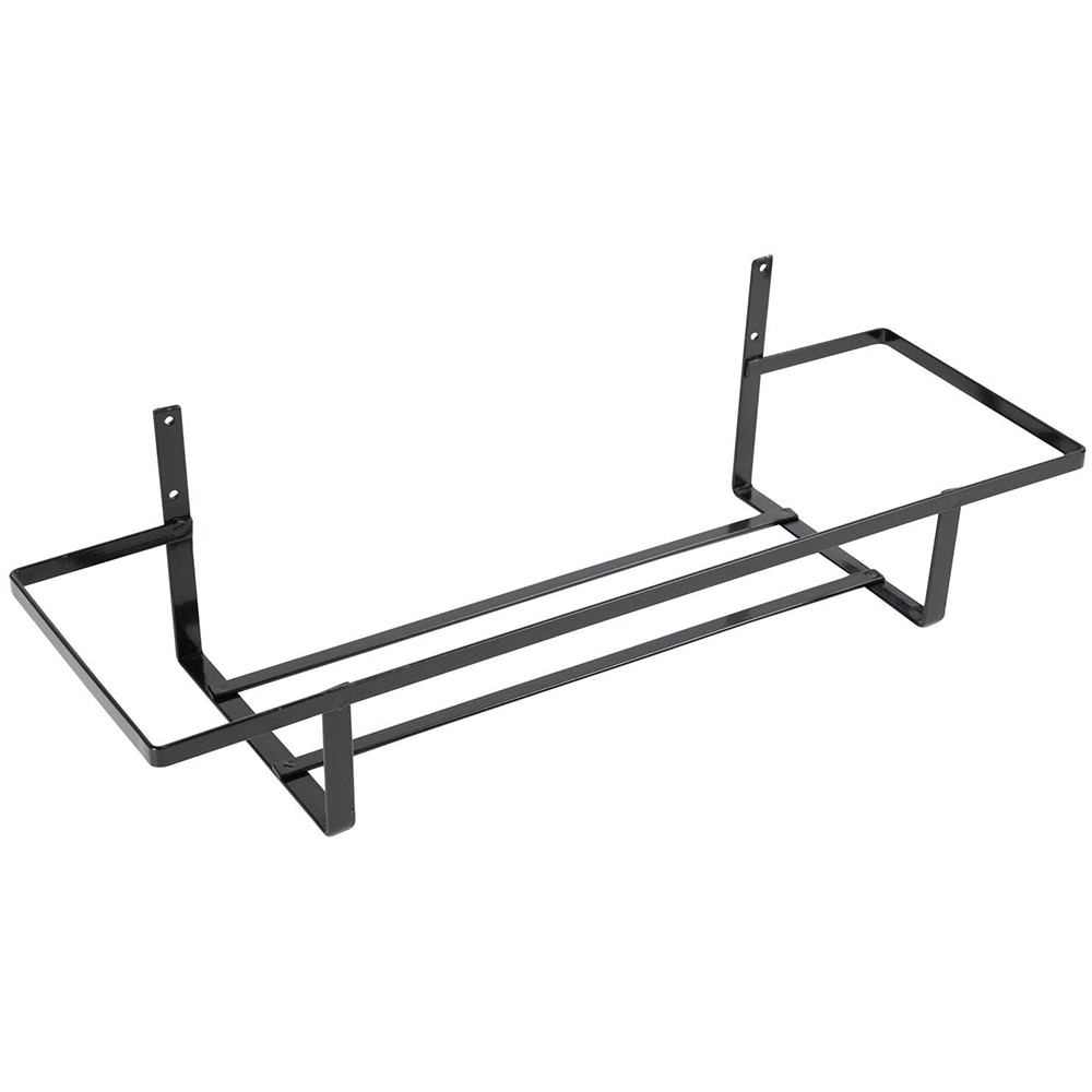 Suport jardiniera, otel, 60 cm, negru