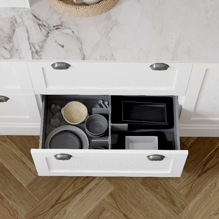 Sertar adanc GoodHome Soto, 80 cm, antracit