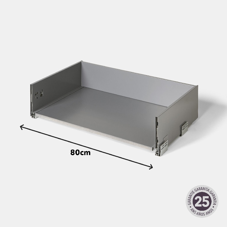 Sertar adanc GoodHome Soto, 80 cm, antracit