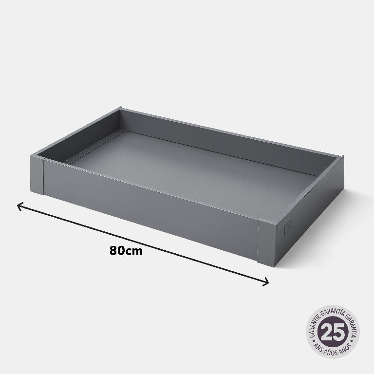 Front sertar GoodHome Soto, 80 cm, antracit