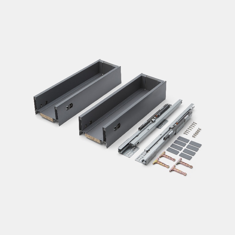 Sertar bucatarie GOODHOME Soto, PAL, 96.4 x 45 x 10.8 cm, antracit