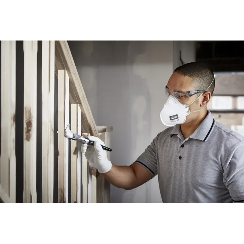 Masca unica folosinta SITE 100977891, P1 PK2, 2 buc, alb