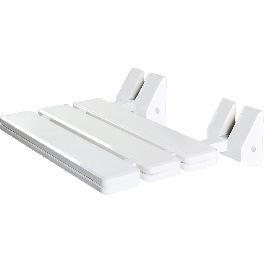 Scaun dus rabatabil BISK Pro 07623, 32 cm, alb