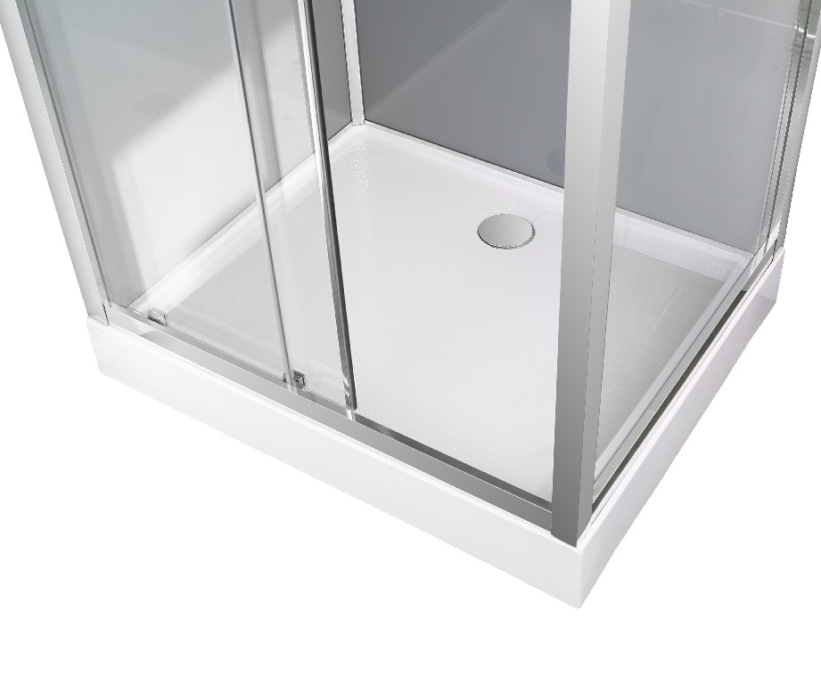 Cabina dus hidromasaj, joasa, dreptunghiulara, 120 x 80 x 220 cm  GoodHome Beloya