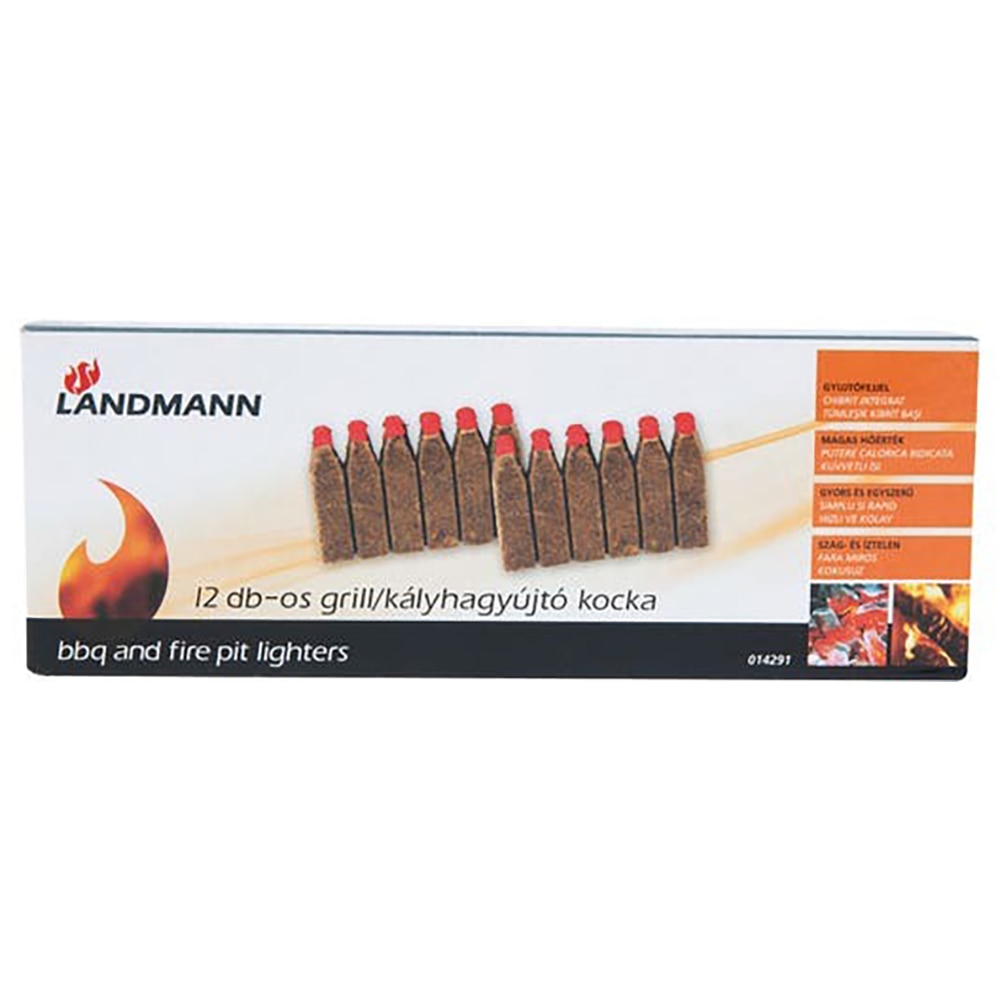 Cuburi pentru aprindere tip chibrit LANDMANN, 12 buc