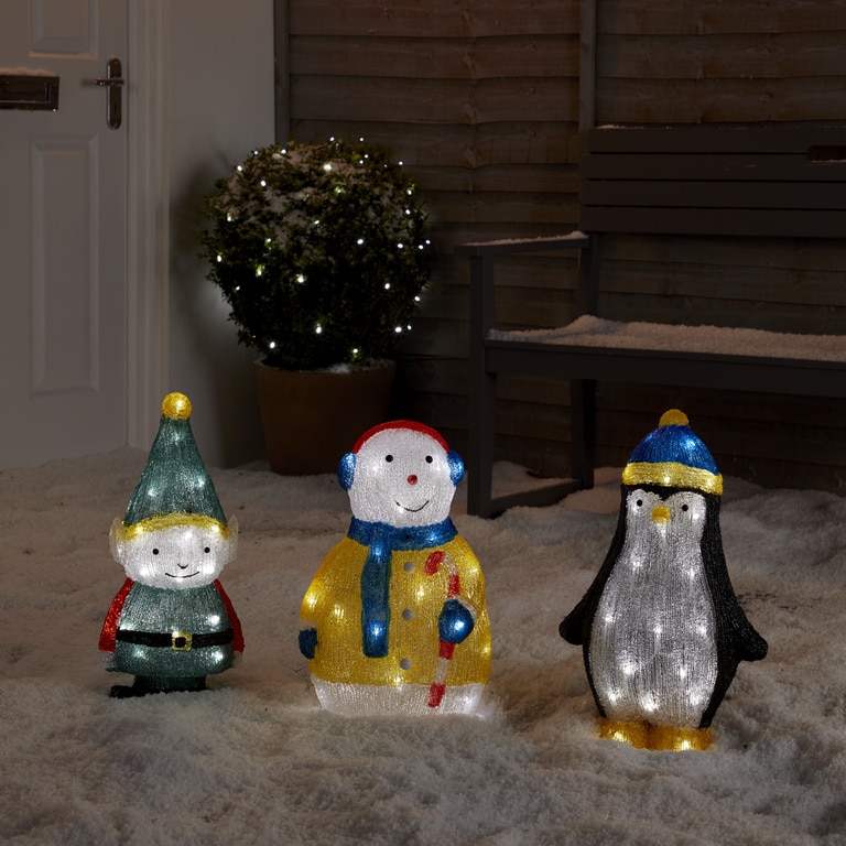 Decoratiune Elf LED cu senzor muzical, multicolor