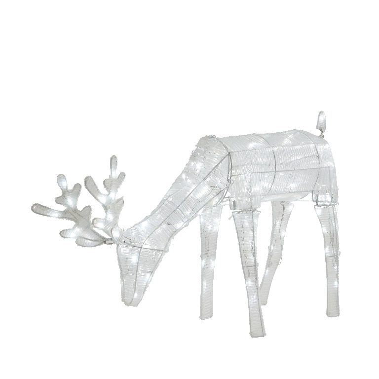 Decoratiune Ren, iluminat alb rece