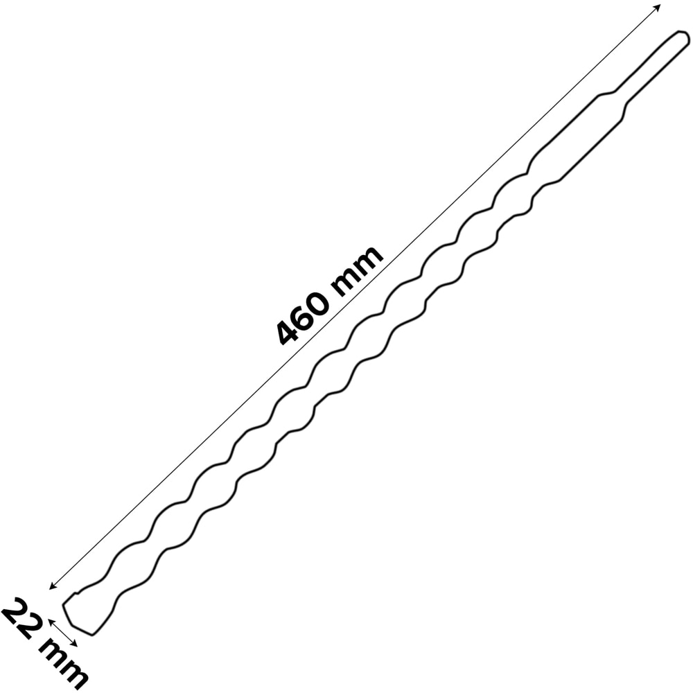 Burghiu ERBAUER, SDS Plus, 22x460mm