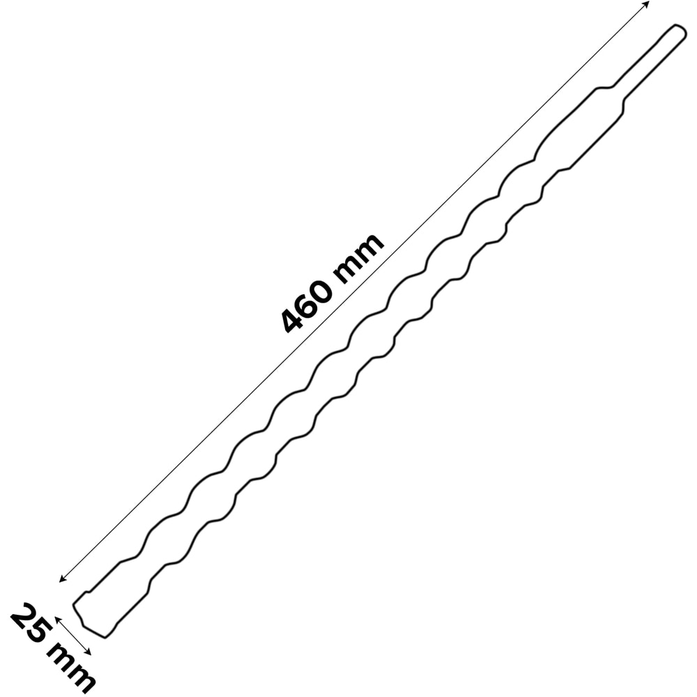 Burghiu ERBAUER, SDS Plus, 25x460mm