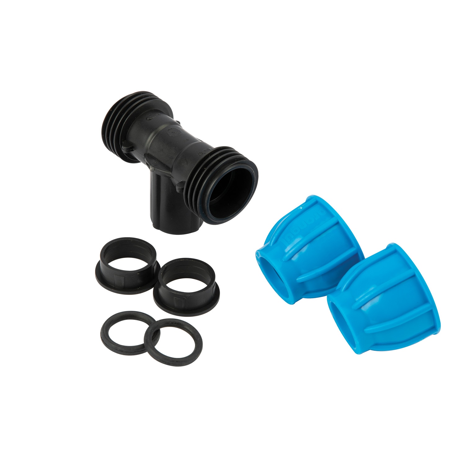 Teu compresiune egal, 25 mm, racord 3/4, filet interior