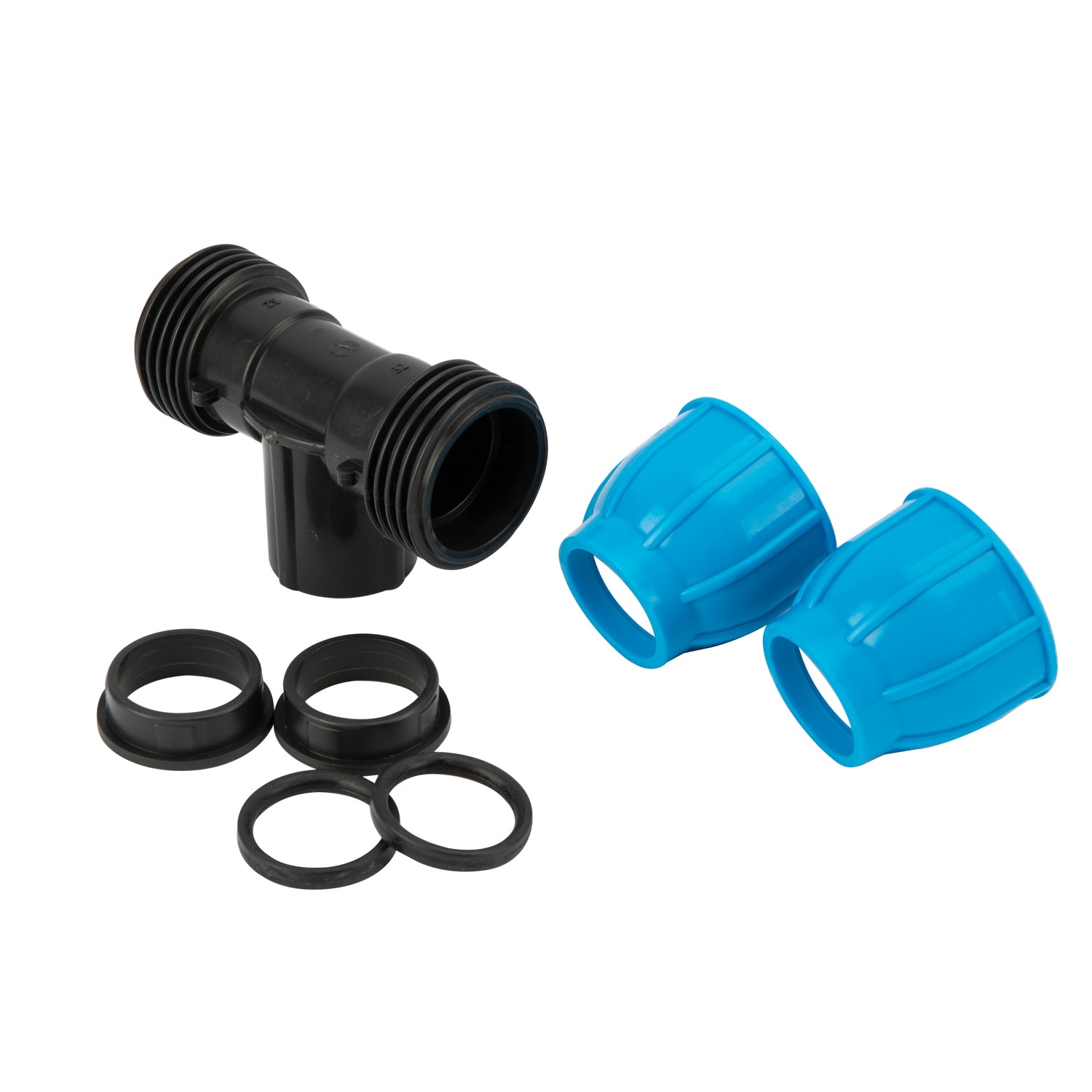 Teu compresiune egal, 32 mm, racord 1, filet interior