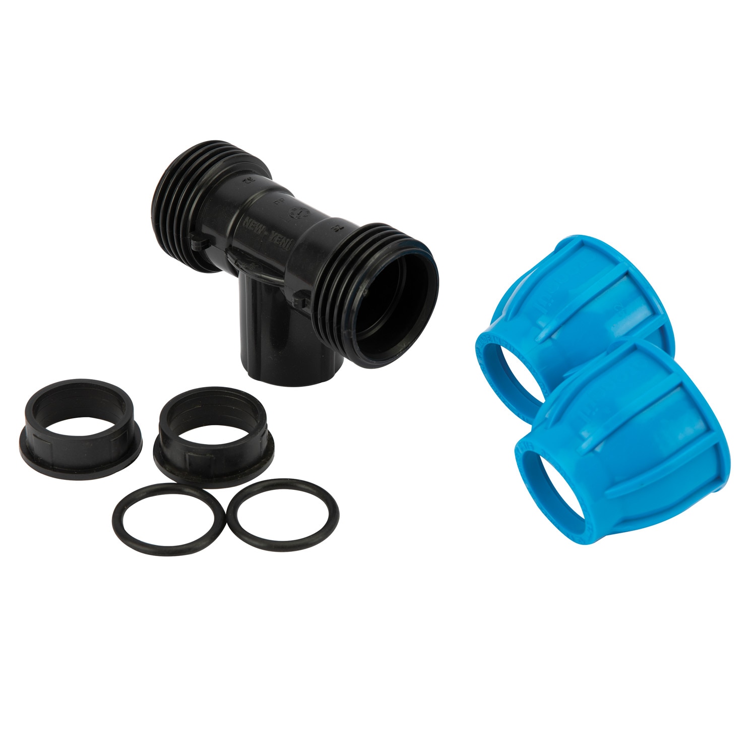 Teu compresiune egal, 32 mm, racord 3/4, filet interior