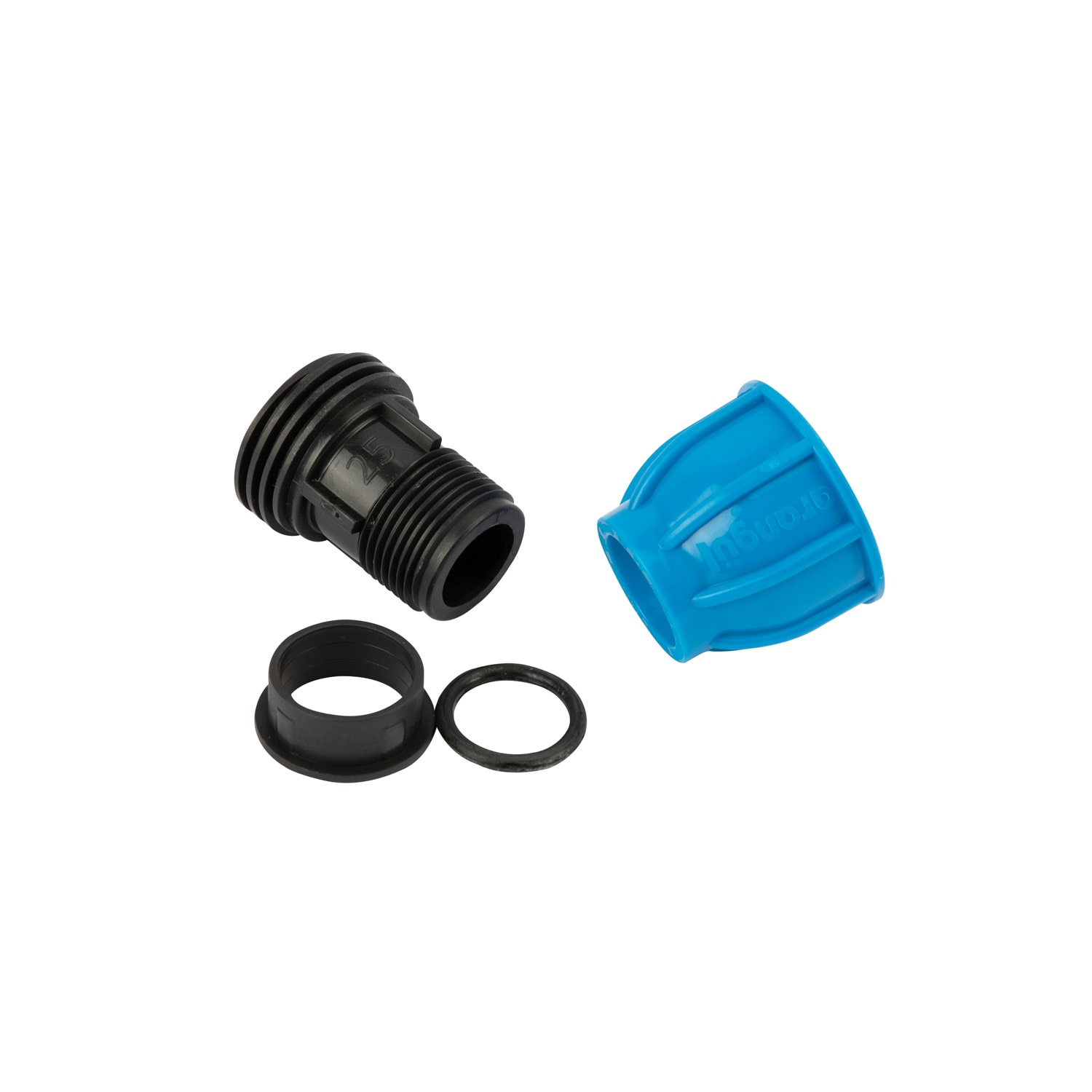 Racord compresiune, 25 mm, 1, filet exterior