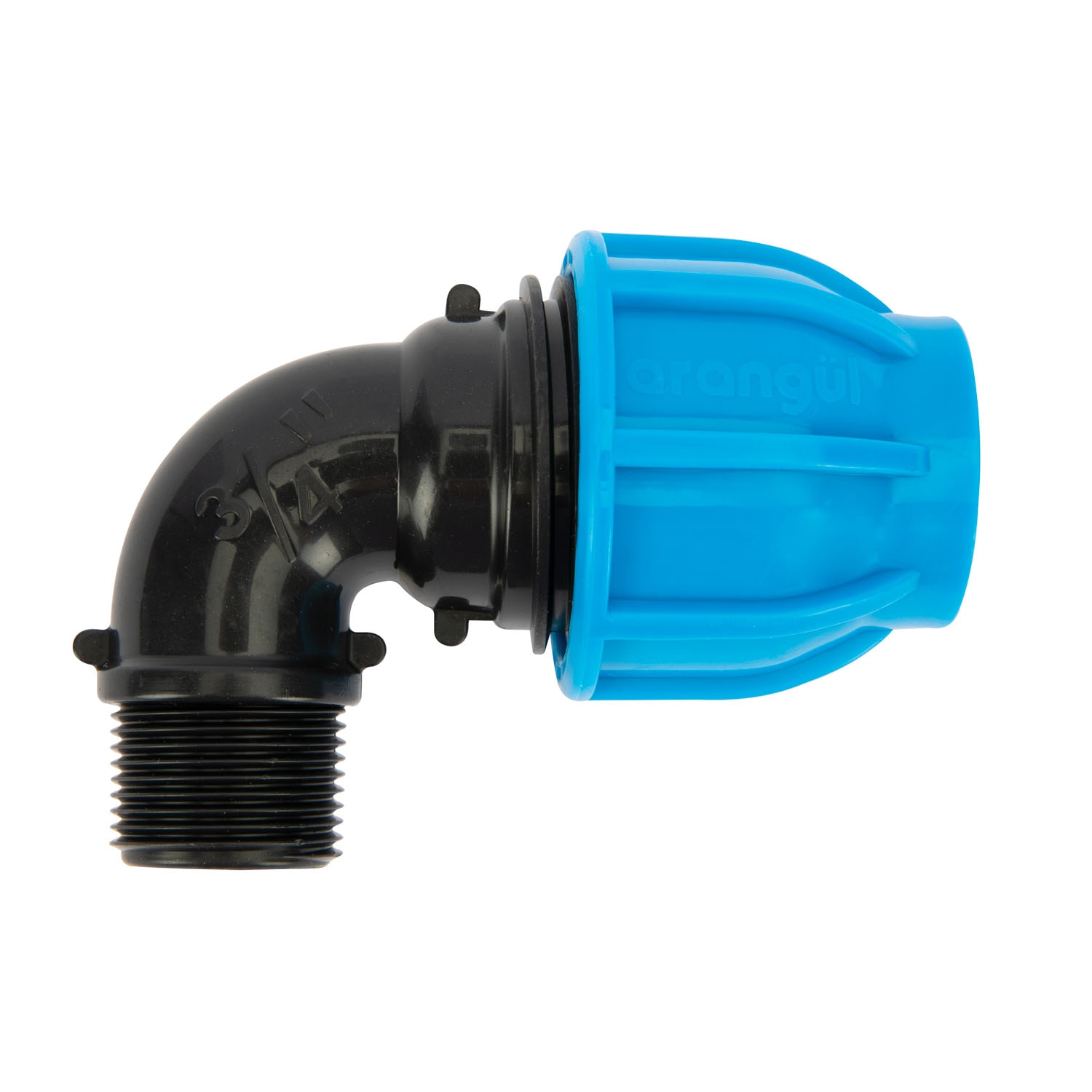 Cot compresiune 25 mm, racord 3/4, filet exterior