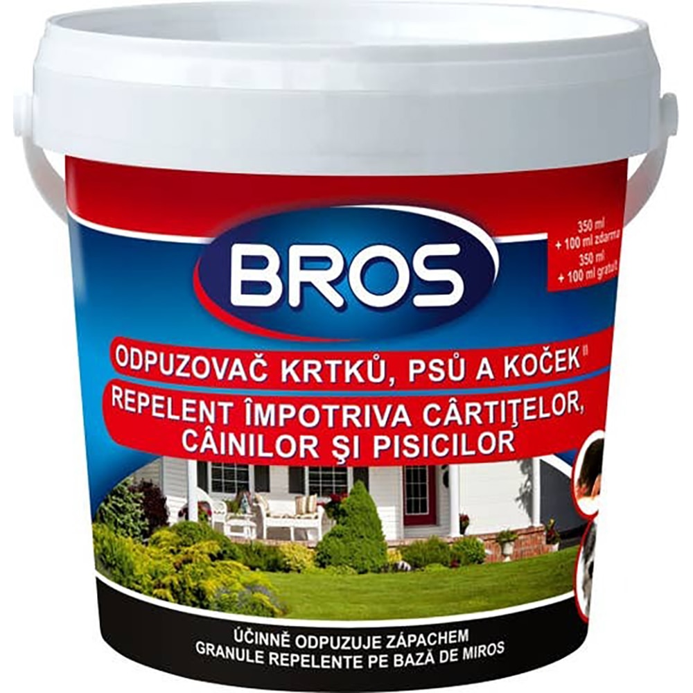 Repelent impotriva cartitelor, cainilor si pisicilor BROS, 350 ml