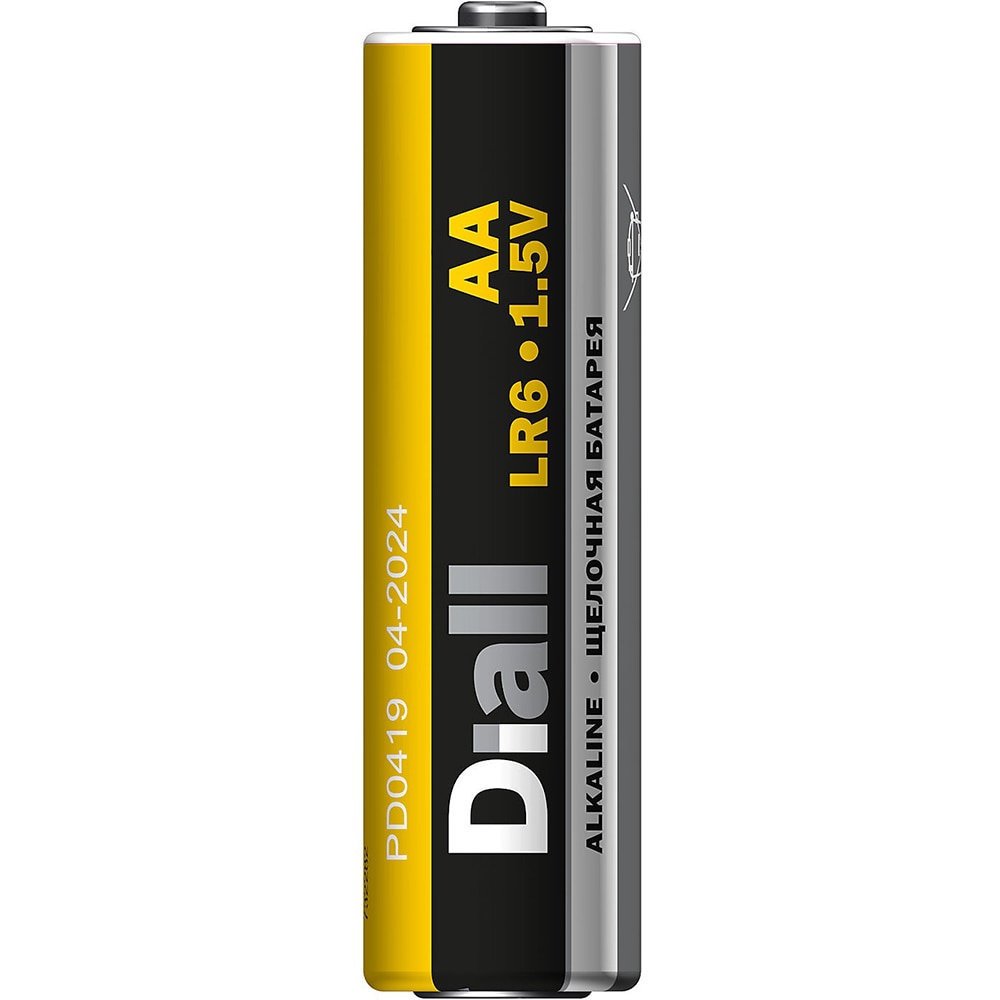 Baterie alcalina DIALL AA, 1.5V, 8 bucati