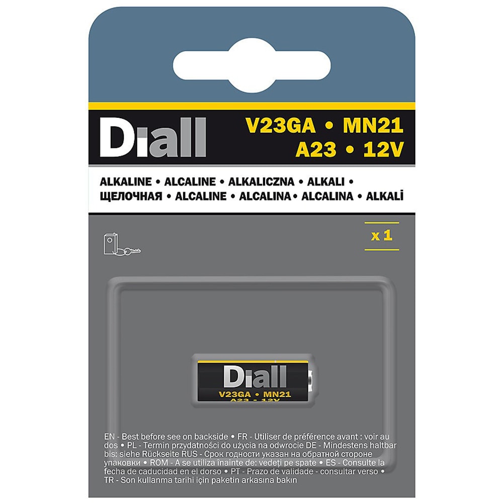 Baterie alcalina DIALL 23AF, 12V