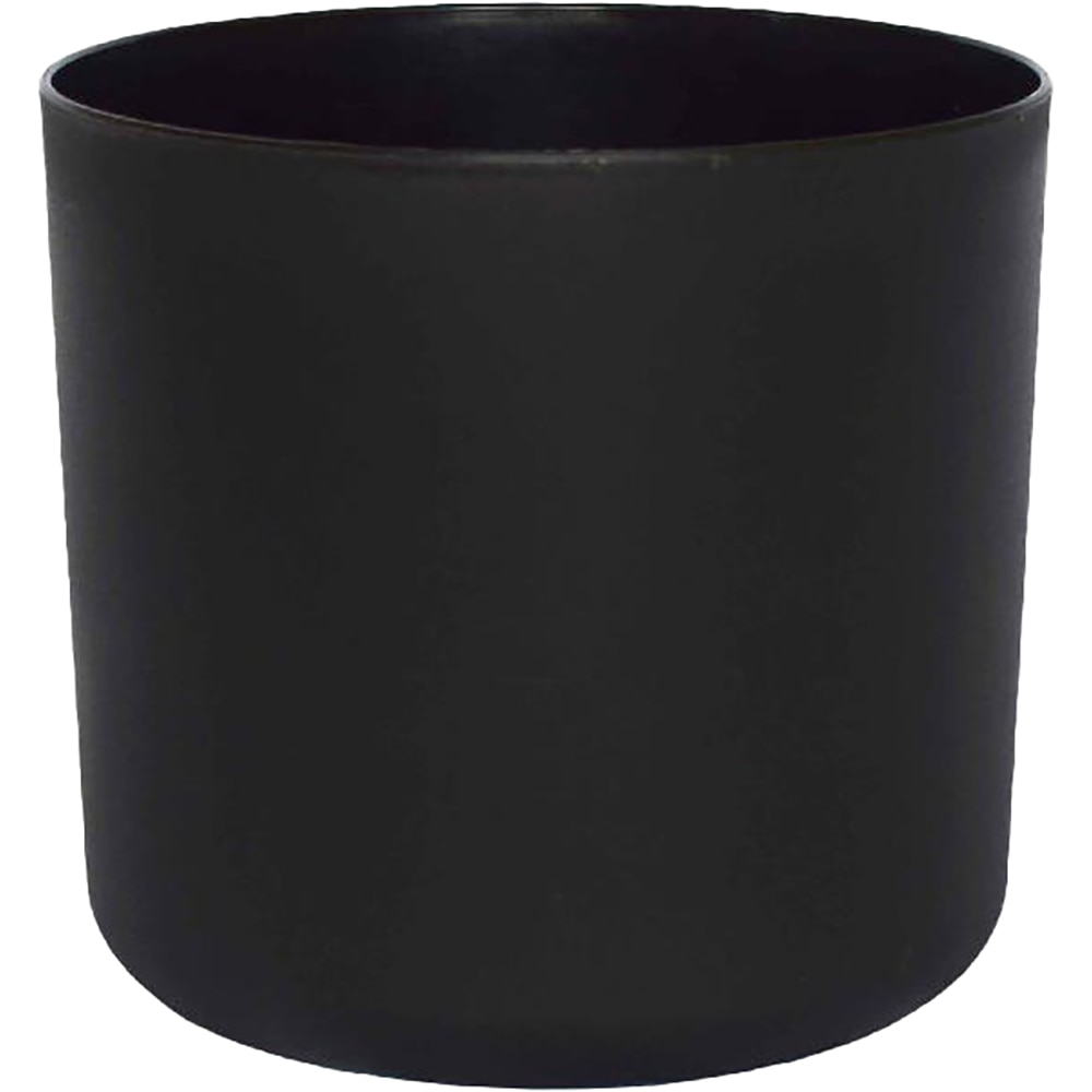 Ghiveci rotund GOODHOME, plastic, 13.5 cm, negru