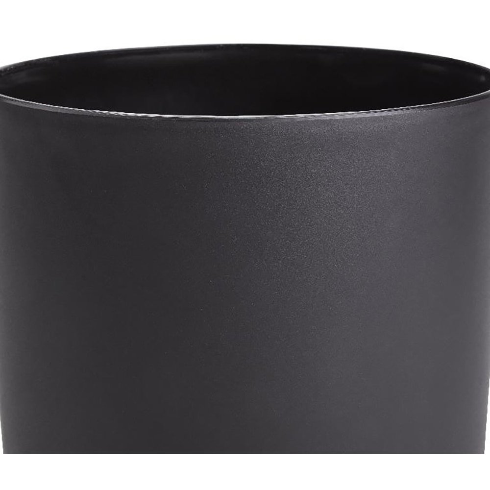 Ghiveci rotund GOODHOME, plastic, 13.5 cm, negru
