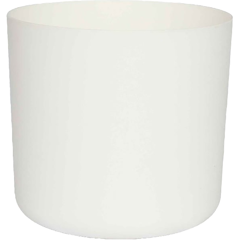 Ghiveci rotund GOODHOME, plastic, 13.5 cm, alb