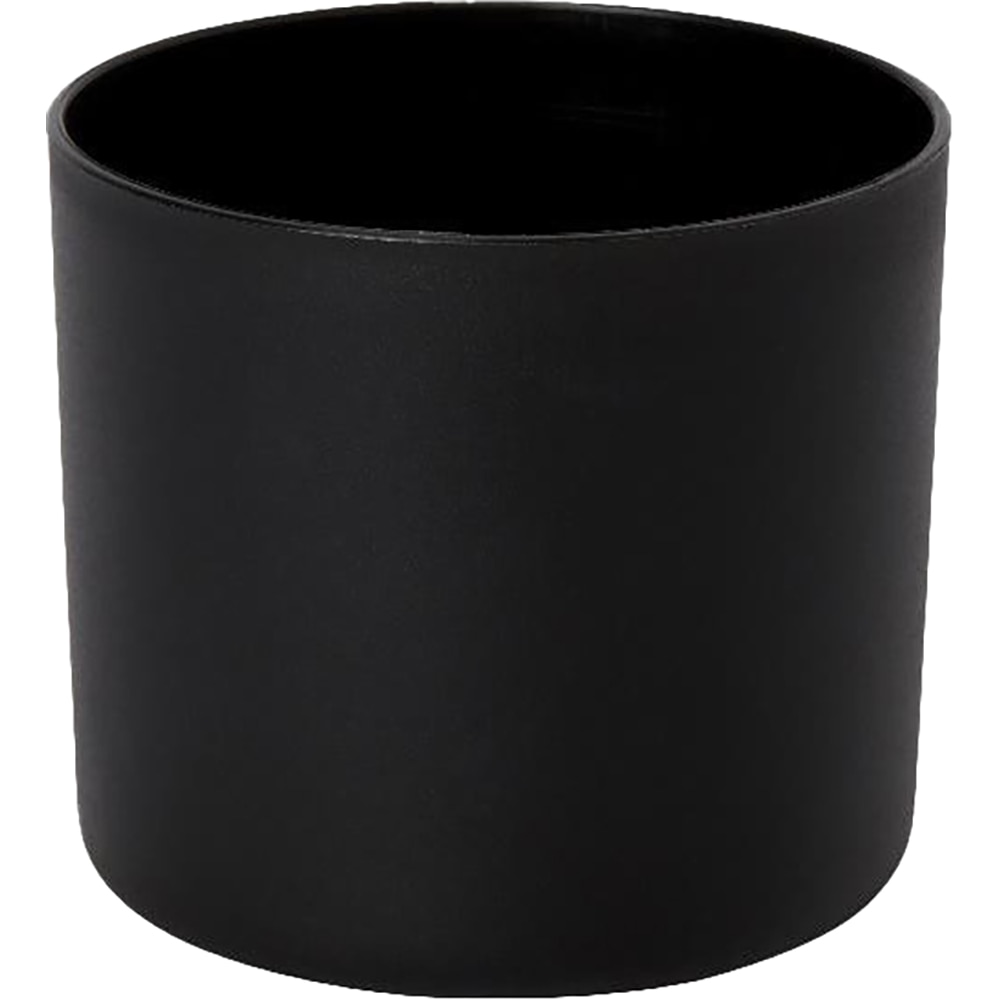 Ghiveci rotund GOODHOME, plastic, 17.6 cm, negru