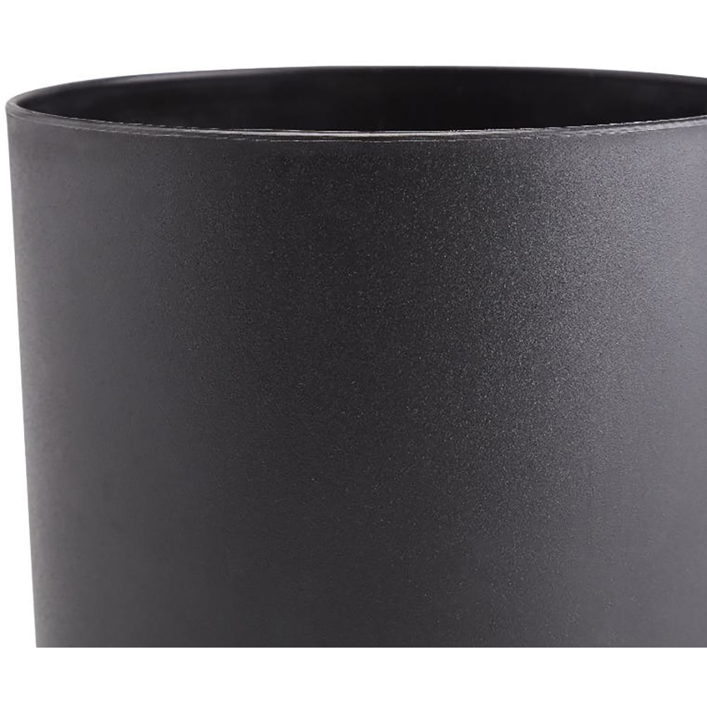 Ghiveci rotund GOODHOME, plastic, 20.7 cm, negru