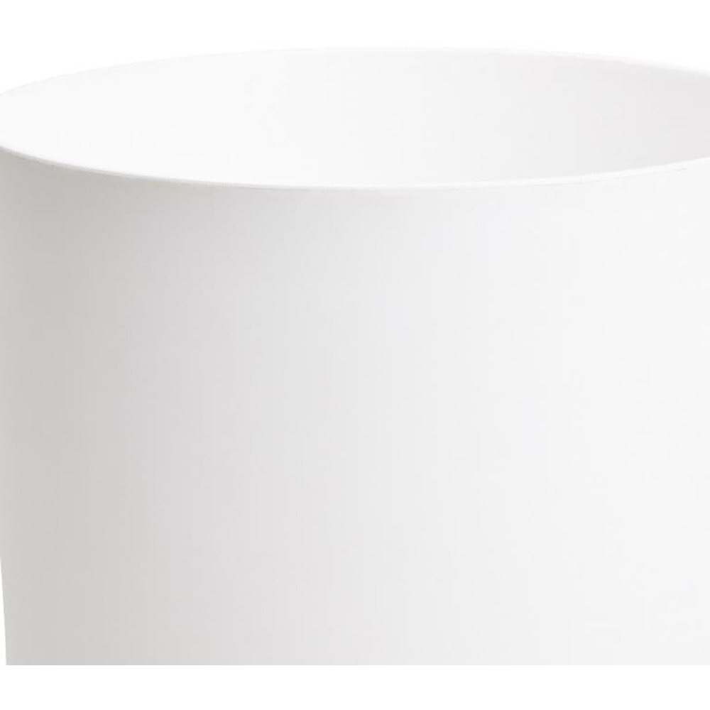 Ghiveci rotund GOODHOME, plastic, 20.7 cm, alb