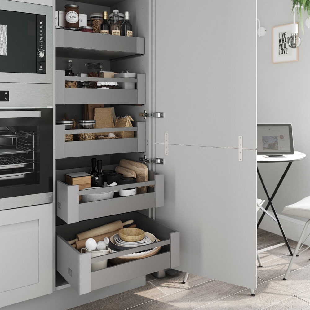 Front usa GOODHOME Garcinia, MDF, 49.7 x 71.5 x 2 cm, gri