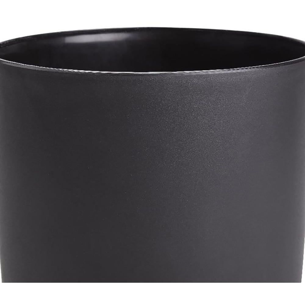 Ghiveci rotund GOODHOME, plastic, 21 cm, negru
