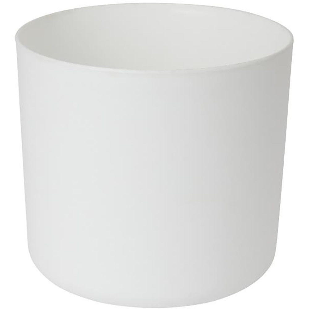 Ghiveci rotund GOODHOME, plastic, 25.3 cm, alb