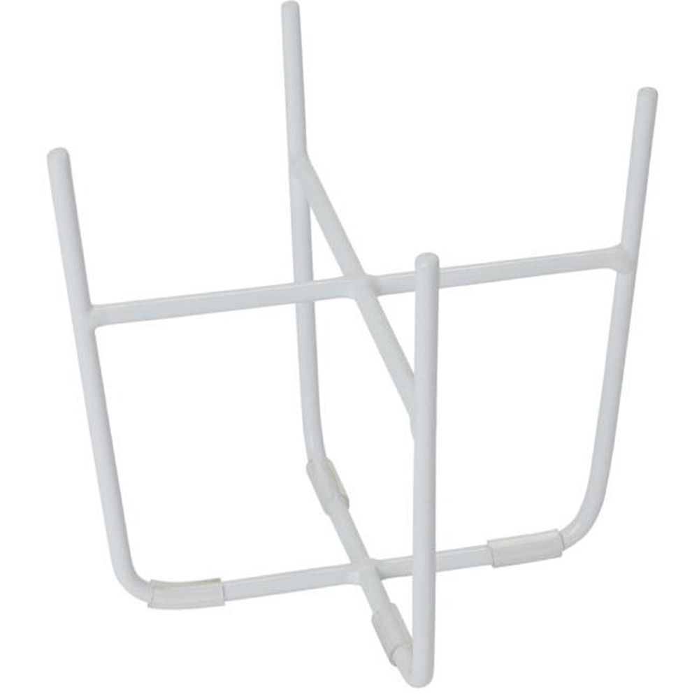 Suport ghiveci flori GOODHOME, metal, 16 x 12 x 14 cm, alb