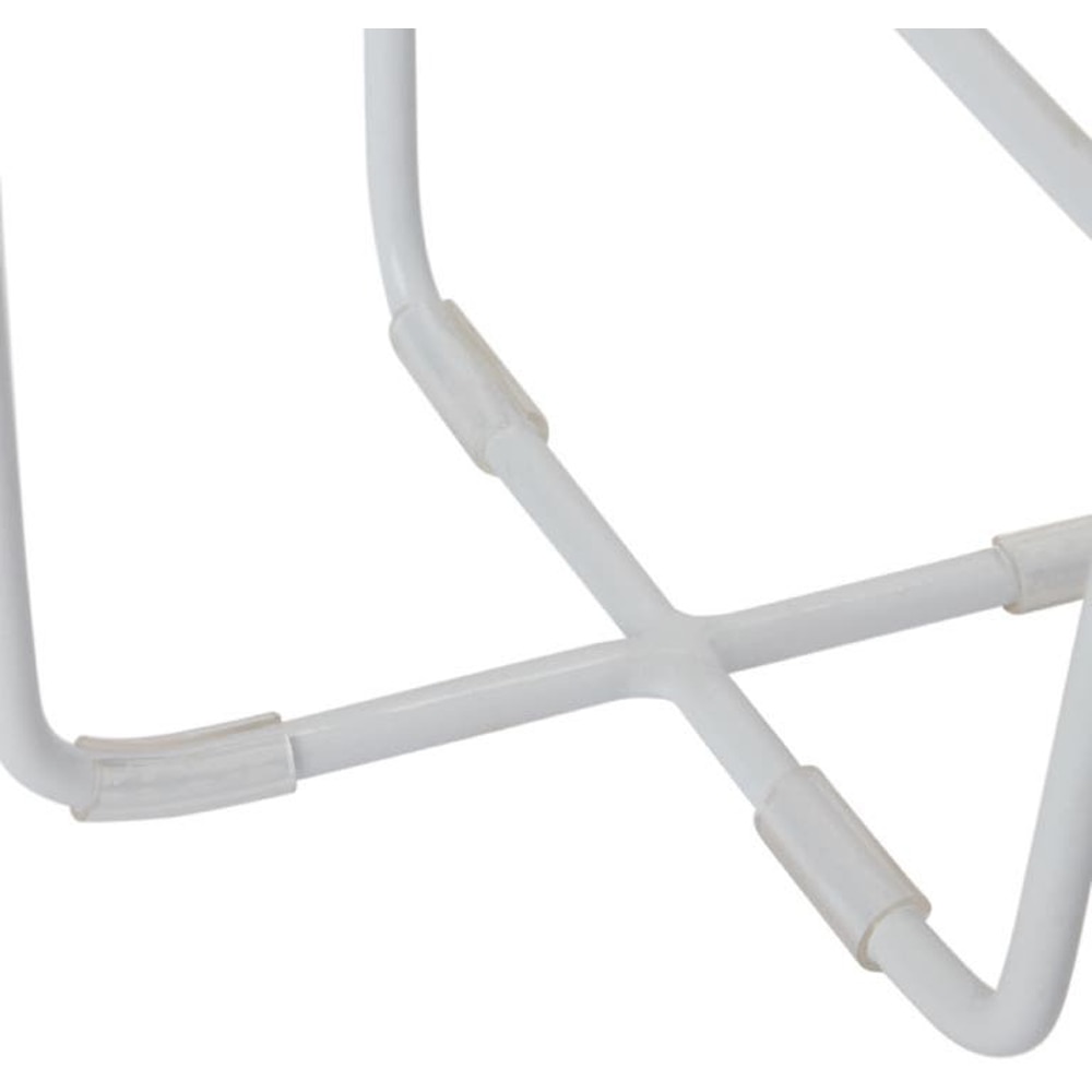 Suport ghiveci flori GOODHOME, metal, 16 x 12 x 14 cm, alb