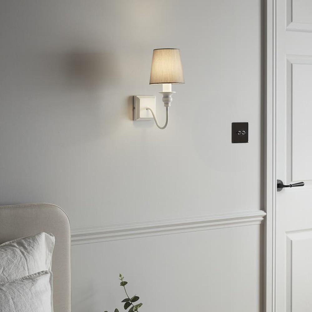 Aplica GOODHOME Tulou, 40W, E14, IP20, gri