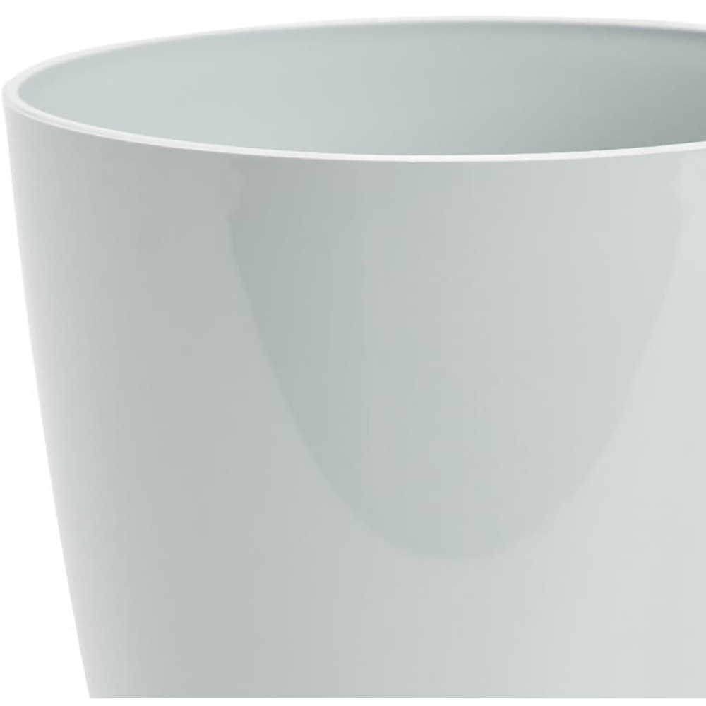 Ghiveci rotund pentru orhidee GOODHOME, plastic, 13.2 cm, alb