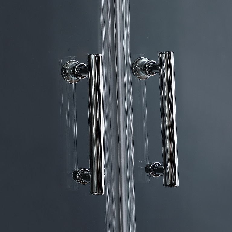 Cabina dus hidromasaj, joasa, semirotunda, 90 x 90 x 215 cm  GoodHome Onega