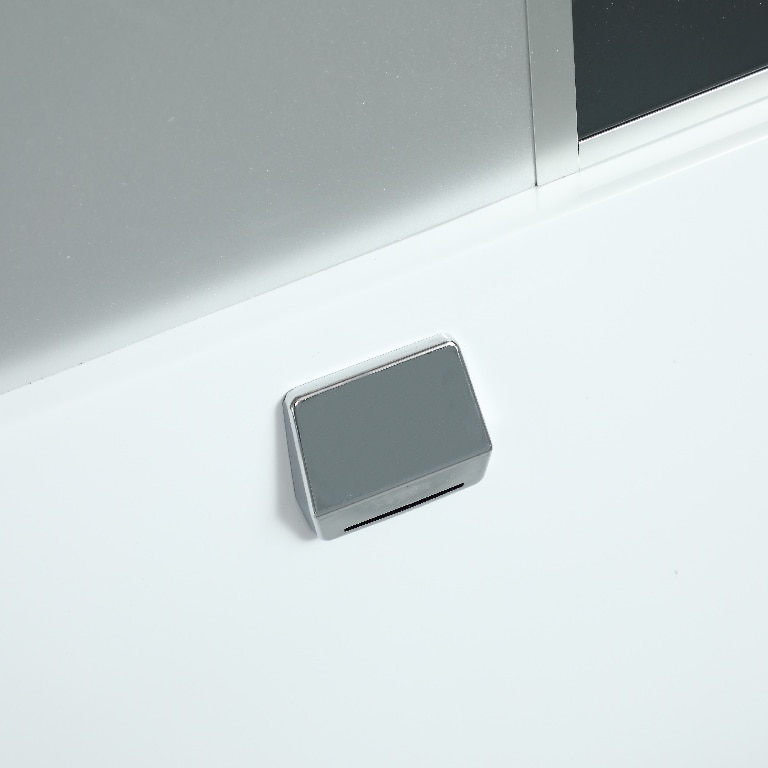 Cabina dus cu hidromasaj GoodHome Onega, dreptunghiulara, 85 x 170 x 215 cm, sticla securizata 5mm, profil argintiu