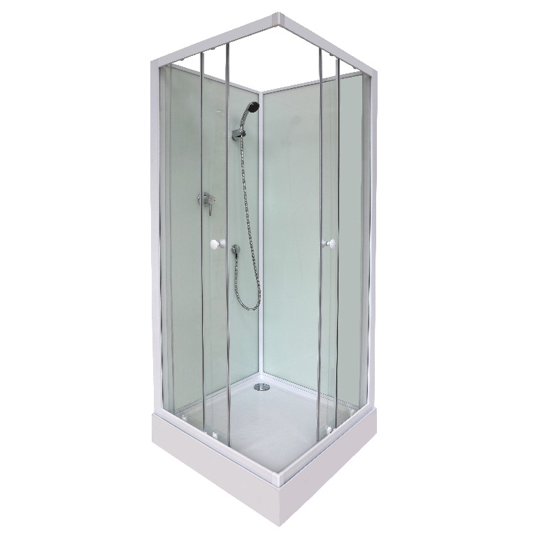 Cabina dus simpla, joasa, patrata, 80 x 80  cm  GoodHome Arkell