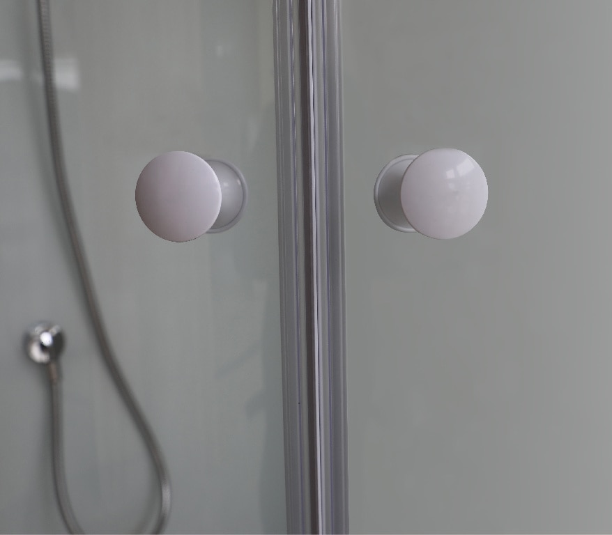 Cabina dus simpla, joasa, patrata, 80 x 80  cm  GoodHome Arkell