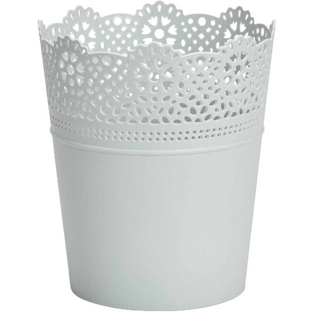 Ghiveci flori GOODHOME Dantela, plastic, D 16 cm, albastru