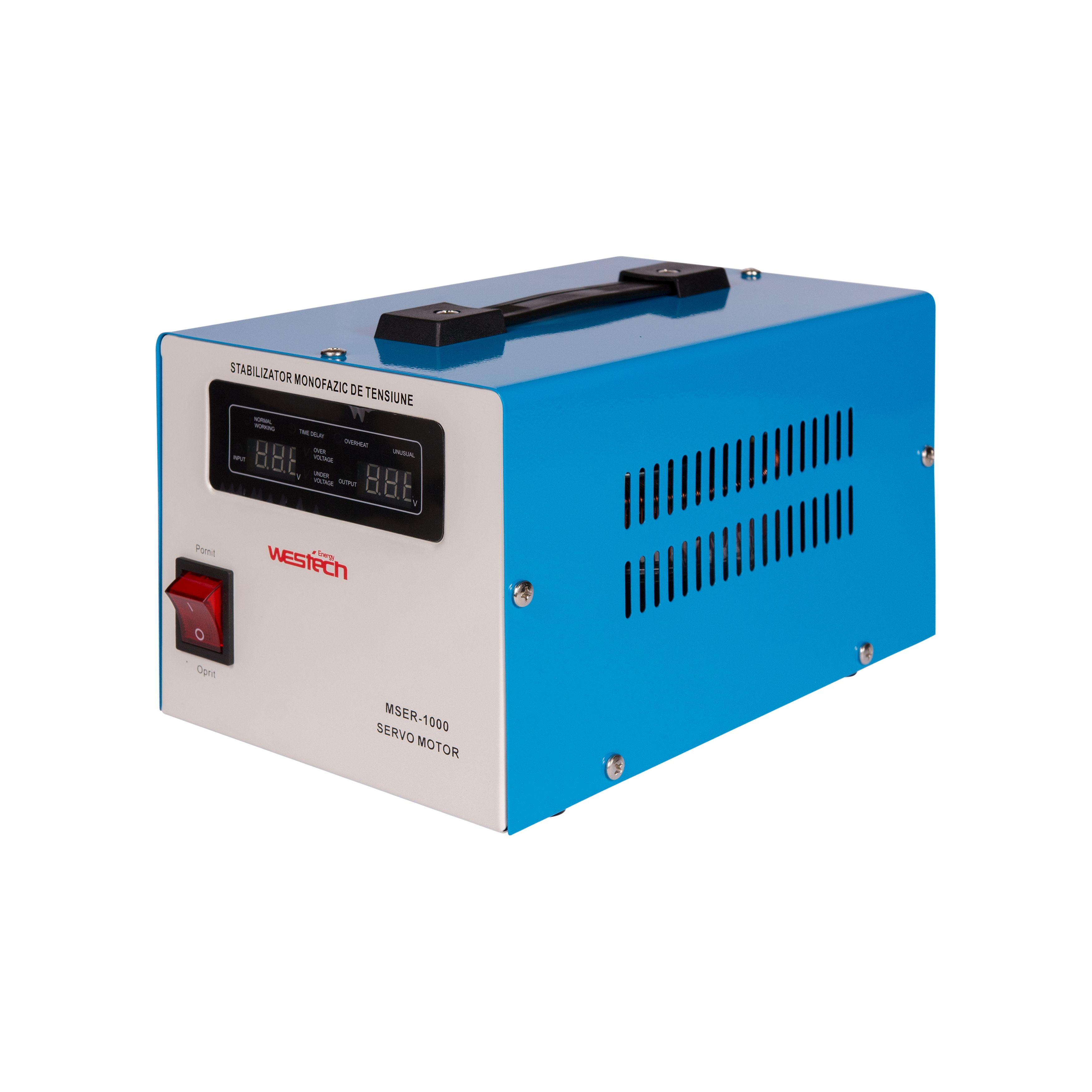 Stabilizator tensiune cu servomotor 1000 VA • Westech