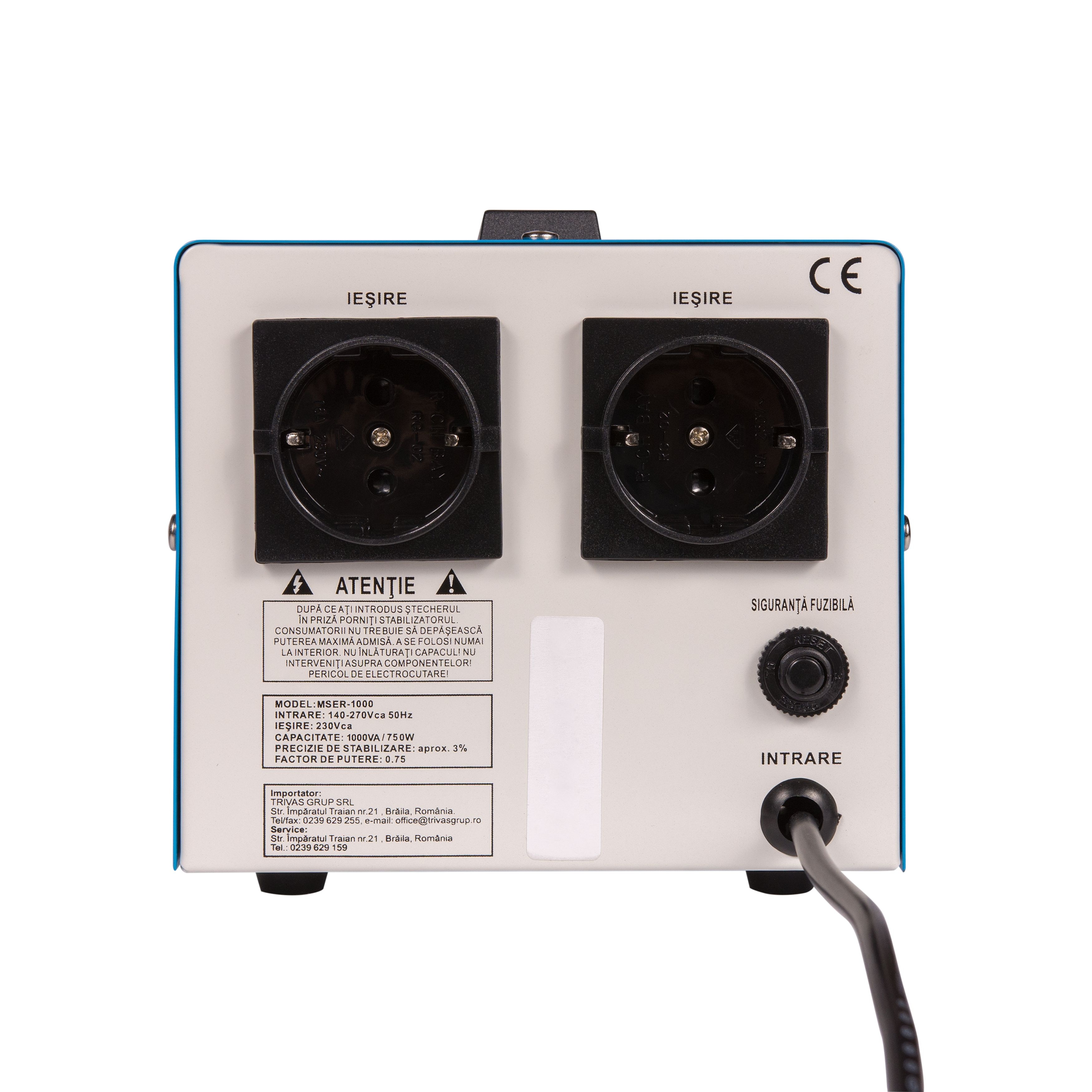 Stabilizator tensiune cu servomotor 1000 VA • Westech