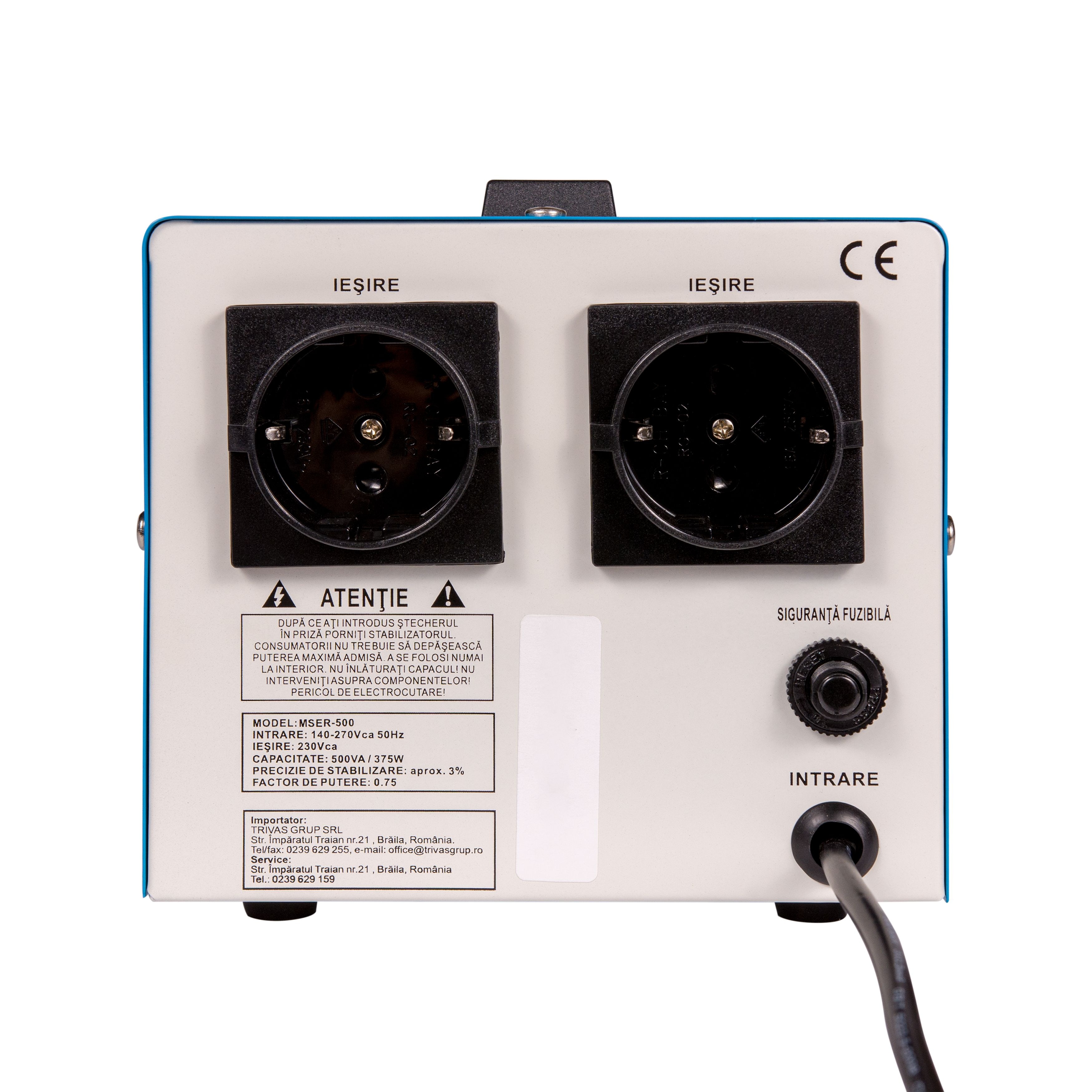 Stabilizator tensiune cu servomotor 500 VA • Westech