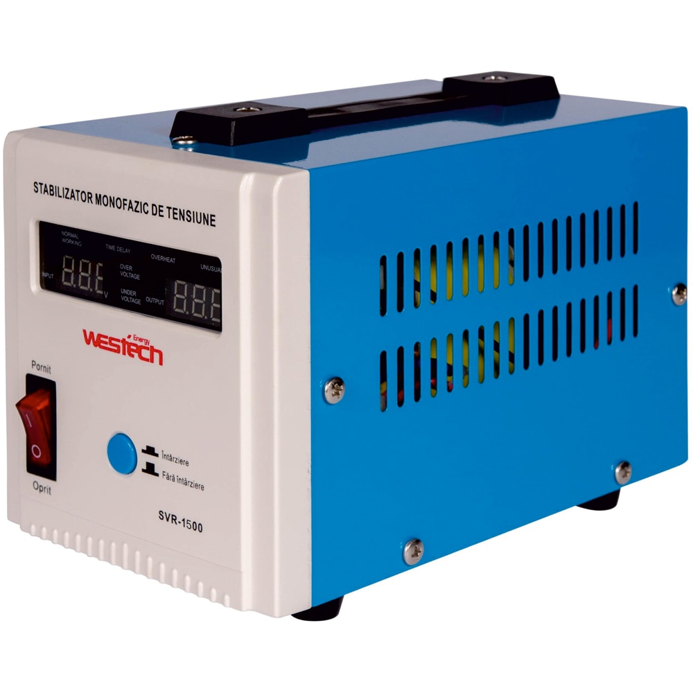 Stabilizator tensiune WESTECH SVR, 1500VA, 1125W, 4.89A