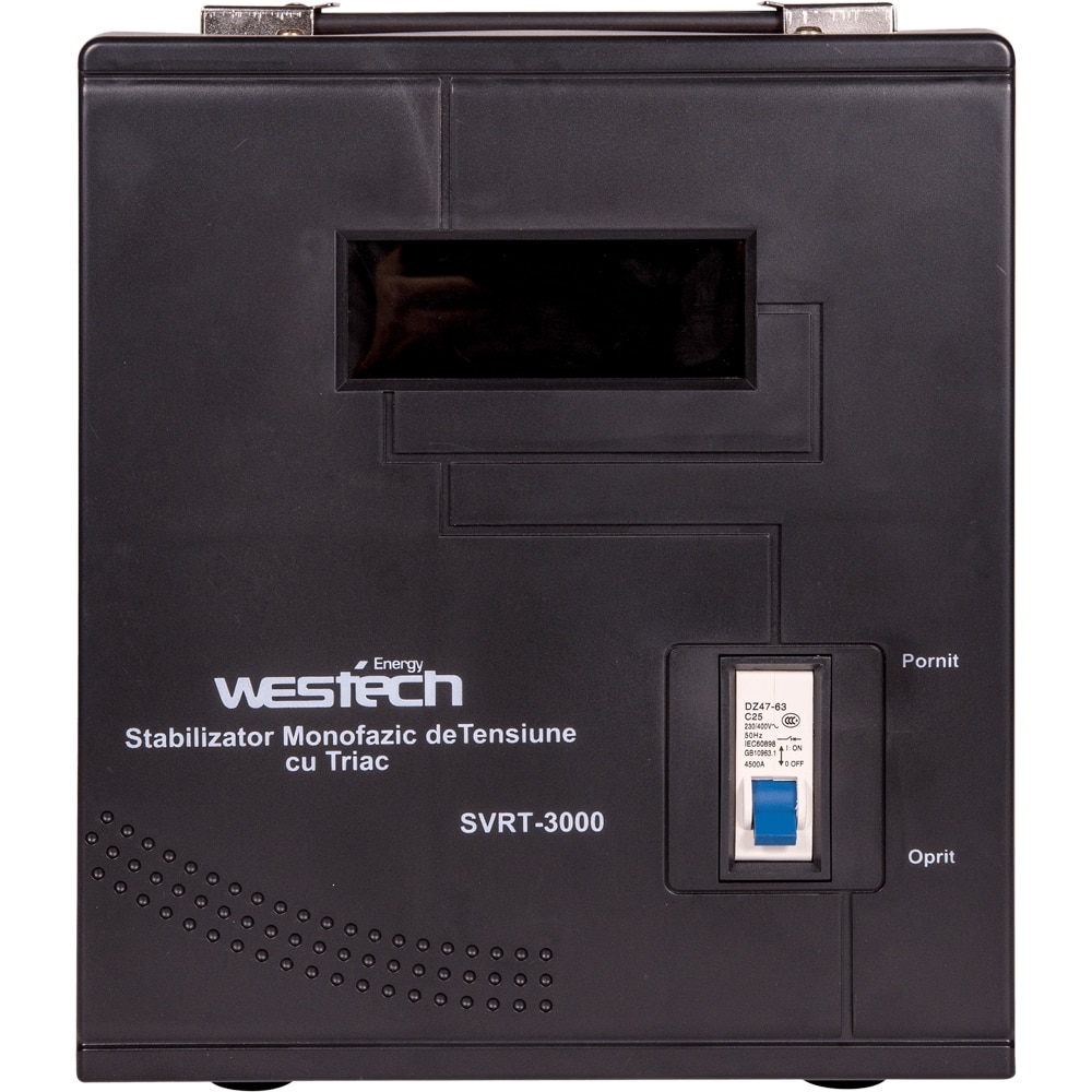 Stabilizator tensiune WESTECH SVRT, 3000VA, 2250W, 9.78A