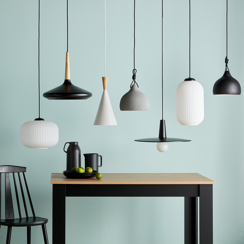 Pendul GOODHOME Hibonit, E27, negru