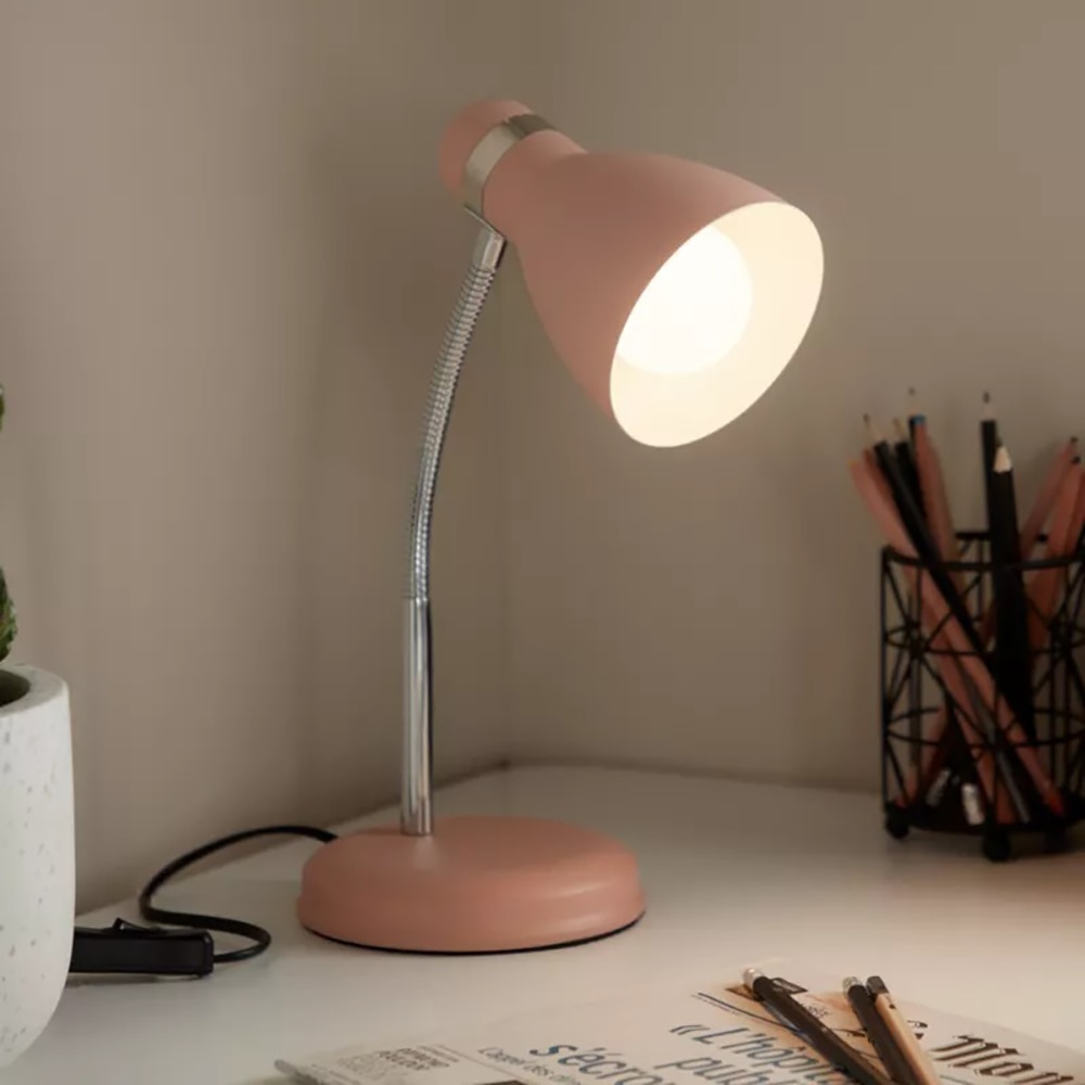 Veioza GOODHOME Narajo, E27, IP20, roz