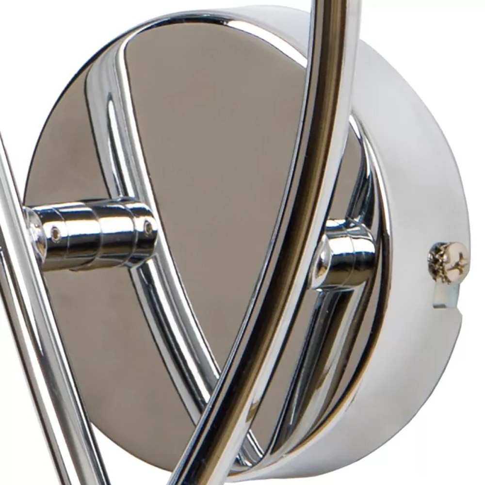 Aplica de perete Phaidros GoodHome, 2  G9, LED compatibil, argintiu