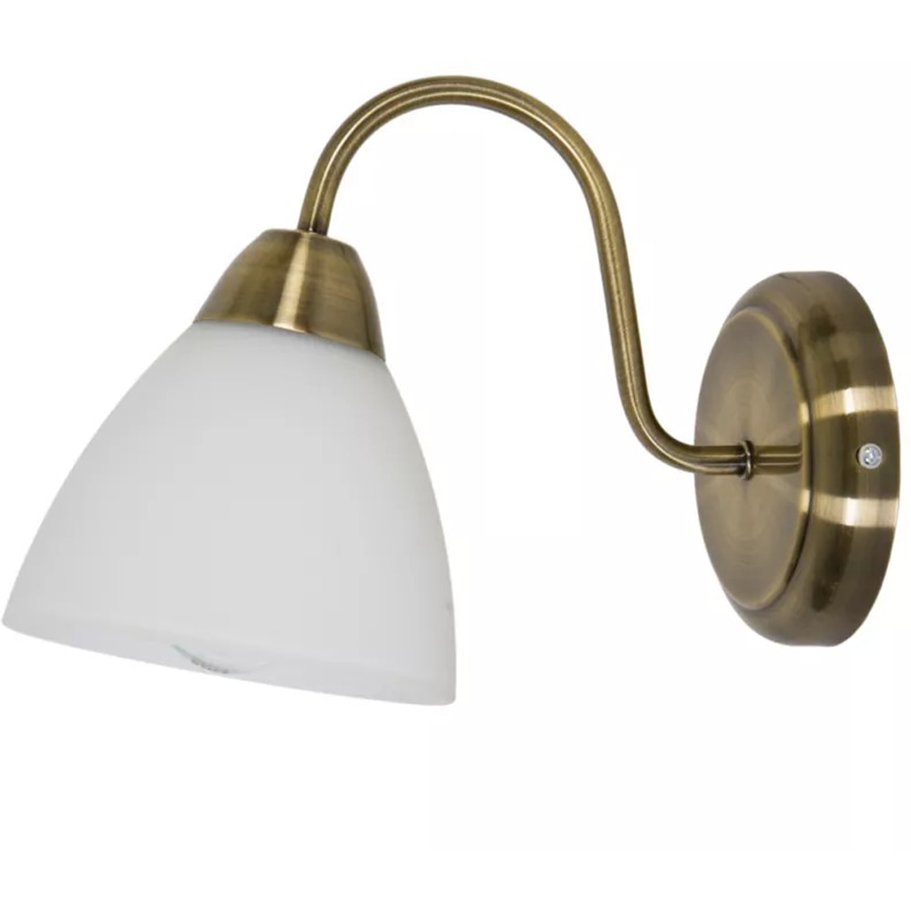 Aplica de perete Saucats GoodHome, E27, LED compatibil, auriu