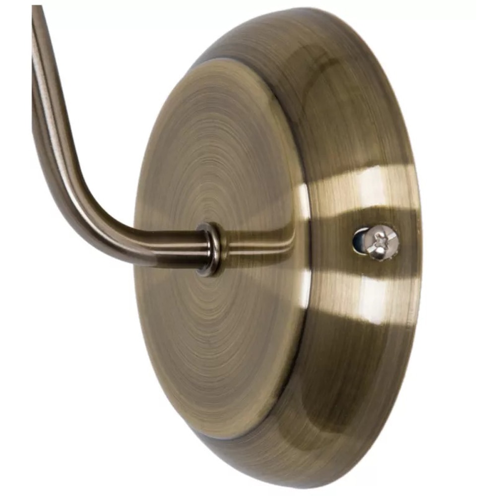 Aplica de perete Saucats GoodHome, E27, LED compatibil, auriu