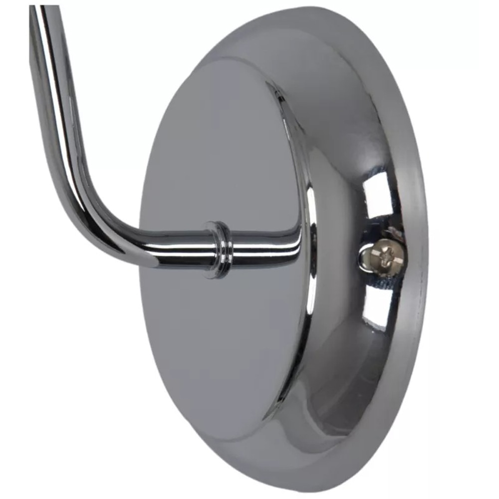 Aplica de perete Saucats GoodHome, E27, LED compatibil, argintiu